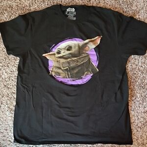 Star Wars Black Logo Tee with White Print